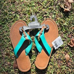 Envision Studio Women's Teal Sandals